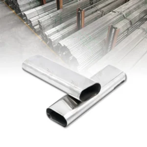 Stainless steel oval pipe